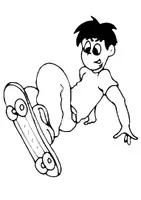 Aperçu - Matériel pour travaux manuels / dessin - Coloriages Skateboard - Page de couverture