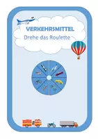 Vorschau - Spiele - Verkehrsmittel Roulette - Deckblatt