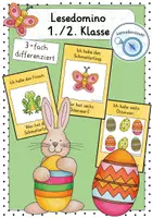 Vorschau - Spiele - Lesespiel 1. & 2. Klasse (Frühling / Ostern) - Deckblatt