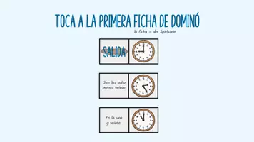 Vorschau - Interaktives Material - ⏰ Interaktive PDF - Domino - La hora ⏰ - Seite 3