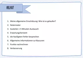 Vorschau - Präsentationen/Tafelbilder - Klassenarbeit-/ Klausurrückgabe *editierbar* - Seite 2