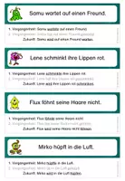 Vorschau - Arbeitsblätter - Zeitformen monstermäßig üben - schwache Verben - Seite 3