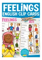 Vista previa - Juegos / Gamificación - feelings and emotions clip cards English / Inglés (sentimientos) - Portada