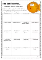 Vorschau - Spiele - BINGO - Find someone who... - SUMMER BREAK EDITION - Seite 3