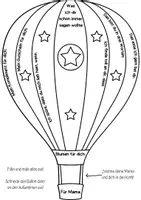 Vorschau - Mal- und Bastelvorlagen - Geschenk zum Muttertag (einen Heißluftballon basteln) - Seite 3
