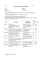 Vorschau - Stundenentwürfe - UB Biologie Klasse 5: Struktur und Funktion von Gelenken - Seite 1