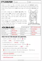 Vorschau - Arbeitsblätter - It's Easter - Reading Comprehension (4./5. Schulstufe) - Seite 3