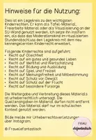Vorschau - Poster - Kinderrechte Legekreis mit Arbeitsblatt - Seite 1