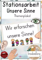 Vorschau - Arbeitsblätter - Unsere 5 Sinne - Stationsarbeit - Seite 1