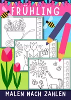 Vorschau - Arbeitsblätter - Ostereier dekorieren (Würfeln und Zeichnen) + Frühling: Malen nach Zahlen - Deckblatt