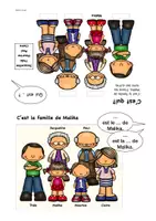 Vorschau - Arbeitsblätter - Partnerbögen - la famille - Seite 3