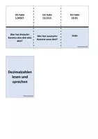 Vorschau - Spiele - Dezimalzahlen lesen und sprechen - Ich habe... Wer hat? - Kopfrechnen - Lesespiel - Seite 3