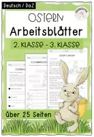 Vorschau - Arbeitsblätter - Arbeitsblätter Mix: Ostern (2. Klasse - 3. Klasse) - Deckblatt