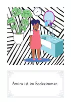 Vorschau - Anderer Materialtyp - Amira's Tag Erstlesebuch Tagesablauf Orte - Seite 2