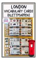 Vorschau - Fördermaterial/Inklusion - London - Vocabulary Cards (Klettmappen) - Deckblatt