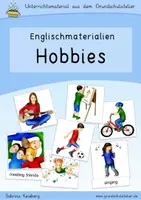 Vorschau - Arbeitsblätter - Hobbies (Englisch, Grundschule, Hobbys) - Deckblatt
