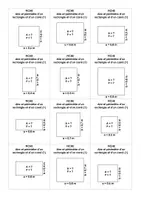 Aperçu - Fiches - Rectangle et carré - Aire et périmètre d'un rectangle et d'un carré - fiches - Page de couverture