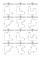 Aperçu - Fiches - Rectangle et carré - Calculer les côtés manquants - fiches - Page de couverture