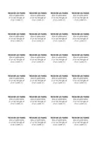 Aperçu - Jeux - Rectangle et carré - Aire et périmètre d'un rectangle et d'un carré - trouver les paires - Page 1