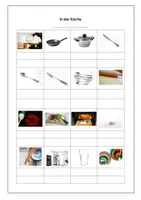 Vorschau - Arbeitsblätter - DaF/DaZ: Materialpakt Wortschatz "Küche/Badezimmer/Wohnzimmer" - Seite 2