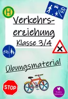 Vorschau - Arbeitsblätter - Verkehrserziehung - Übungsmaterial Klasse 3/4 - Deckblatt