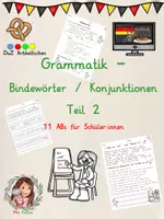Vorschau - Stundenentwürfe - Deutsch Bindewörter Satzgefüge Teil 2 - Deckblatt