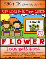 Vista previa - Hojas de trabajo - I CAN SPELL Series Special Edition Holidays Fall Sunflower Kids - Portada