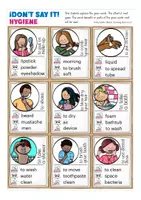 Vorschau - Spiele - ¡Don’t say it! hygiene and beauty Englisch Spiel - Seite 1