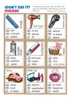 Vista previa - Juegos / Gamificación - ¡Don’t say it! hygiene and beauty English / Inglés - página 3