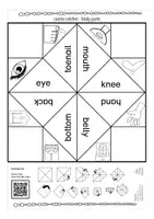 Vista previa - Juegos / Gamificación - body parts cootie catcher game English / Inglés - página 3