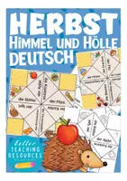 Vorschau - Spiele - HERBST Himmel und Hölle Spiel Deutsch DAZ - Deckblatt