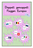 Vorschau - Spiele - Doppelt gemoppelt zum Thema Flaggen Europas - Deckblatt