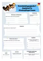 Vista previa - Hojas de trabajo - Perfil profesión "Asistente de pedagogía social " alemán - página 3