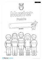 Vorschau - Arbeitsblätter - Vorschule: Muster übertragen mit Punkten (5 Übungen) - Seite 1