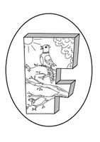 Vorschau - Mal- und Bastelvorlagen - "Frohe Ostern" Eiergirlande (mit Schattierung) - Seite 1