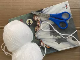 Vorschau - Mal- und Bastelvorlagen - Wollgespenst basteln – Textiles Gestalten für Klasse 1 und Vorschule - Seite 3