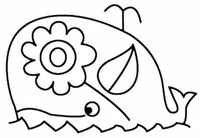 Aperçu - Matériel pour travaux manuels / dessin - Coloriages Baleine - Page 2