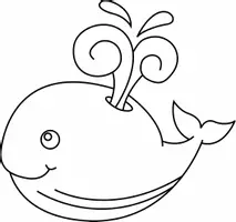 Aperçu - Matériel pour travaux manuels / dessin - Coloriages Baleine - Page de couverture