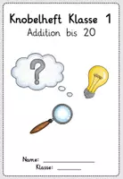 Vorschau - Arbeitsblätter - Knobelheft Addition im ZR bis 20 - Material zur Differenzierung - Seite 3