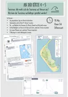 Vorschau - Stundenentwürfe - Küste 4 + 5: Tourismus auf Amrum - Welche Vor- und Nachteile hat der Tourismus für die Insel? Wie lässt sich der Tourismus nachhaltiger gestalten? - Deckblatt