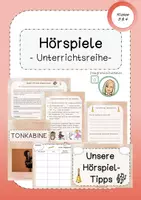 Vorschau - Unterrichtsreihen - Hörspiele erstellen in der Grundschule: Reihenplanung und Material - Deckblatt