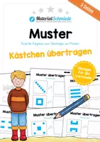 Vorschau - Arbeitsblätter - Vorschule: Muster übertragen mit Kästchen (5 Übungen) - Deckblatt