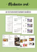 Vorschau - Arbeitsblätter - Mediación oral - Restaurante en México (Rollenspiel) - Deckblatt