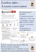 Vorschau - Stundenentwürfe - Which London sights do you recommend? - Stundenentwurf - Deckblatt
