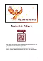 Vorschau - Arbeitsblätter - Muster zur Figurenanalyse (Beispiel: Prosa) - Deckblatt