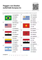 Vorschau - Arbeitsblätter - Flaggen verschiedener Staaten - 9 Arbeitsblätter Multiple Choice - Seite 3