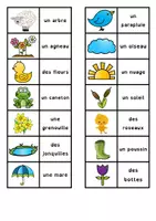 Aperçu - Jeux - jeux de français sur le printemps - Page de couverture