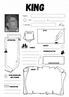 Vorschau - Arbeitsblätter - Stephen King - Steckbrief - Seite 1