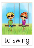 Vista previa - Decoración del aula - summer flash cards English / Inglés tarjetas con imágenes - página 1