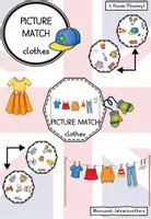 Vorschau - Spiele - Picture match: Clothes (3. Klasse) Playway - Deckblatt
